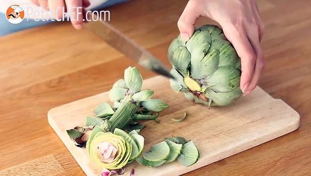 Alcachofras assadas no forno