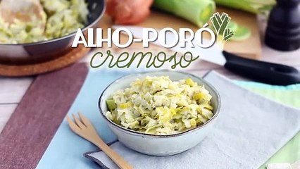 Alho -francês (alho-poró, alho- porro) cremoso