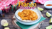 Frango indiano (frango tandoori feito com iogurte)