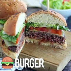Einfache und schnelle burger