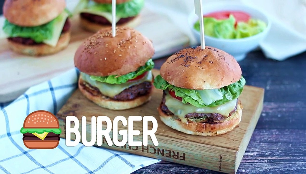 Einfache und schnelle burger