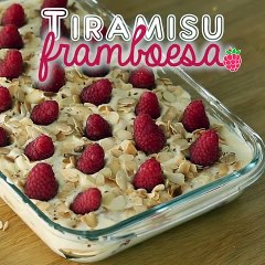 Tiramisu de framboesa (receita simples e deliciosa)