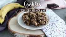 Cookies 3 ingredientes (sabor banana e chocolate)