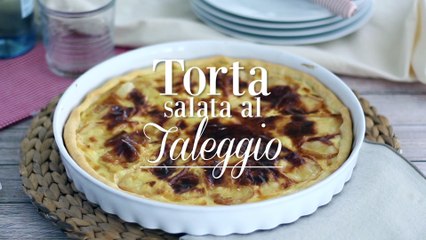 Torta salata al taleggio