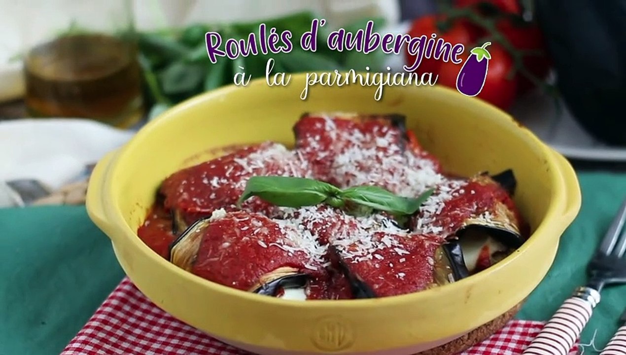 Auberginenbrötchen mit parmigiana