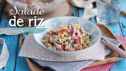 Salade de riz composée (facile et rapide)