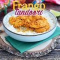 Frango indiano (frango tandoori feito com iogurte)