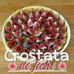 Crostata di fichi con crema alle mandorle