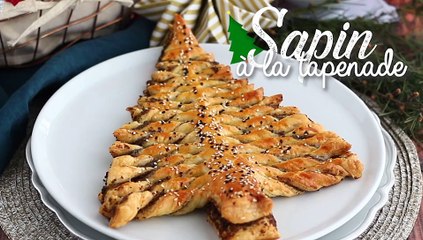 Sapin feuilleté à la tapenade maison