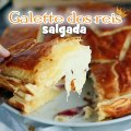 Galette dos reis salgada (dia dos reis) - torta de batata com queijo
