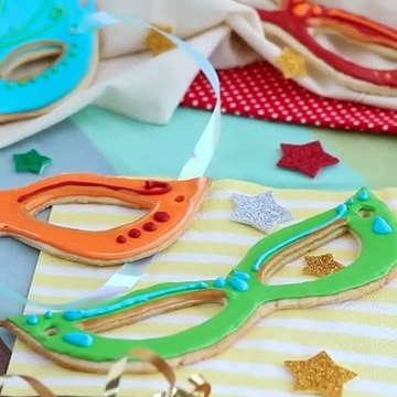 Sablés masques de carnaval