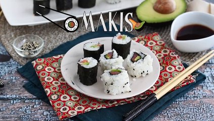 Makis au saumon fumé et avocat
