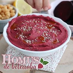 Patê de beterraba (homus de beterraba)