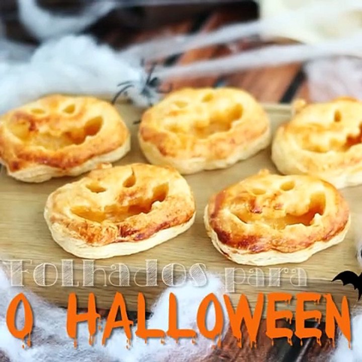Folhados de halloween