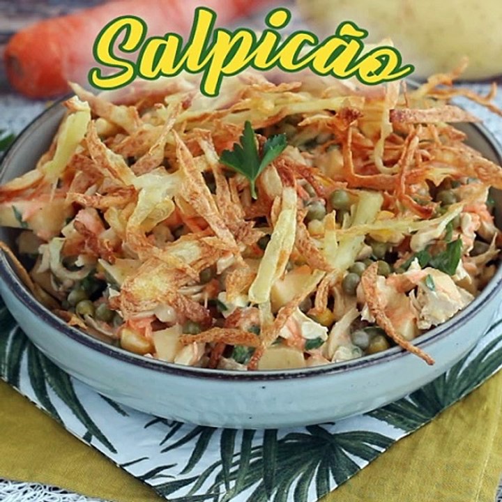 Salpicão de frango (mais leve e saboroso)