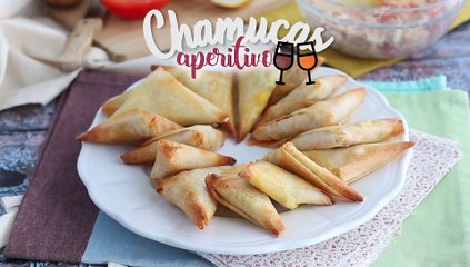 Chamuça de maçã e canela (versão doce)