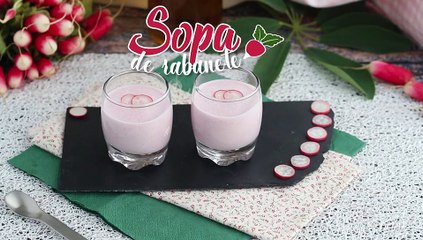 Sopa fria de rabanete