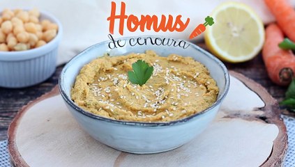 Patê de cenoura (homus de cenoura)