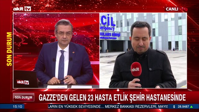 Gazze'den gelen 23 hasta etlik Şehir Hastanesinde