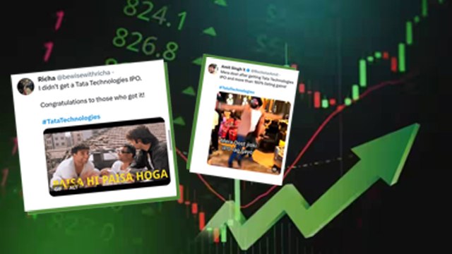 TATA Technologies IPO Funny Memes Viral | TATA Technologies IPO Listing Price | TATA Tech Allotment