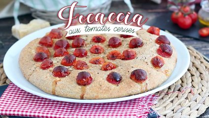 Focaccia aux tomates cerises