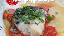 Bacalhau em papelote (mais saudável)