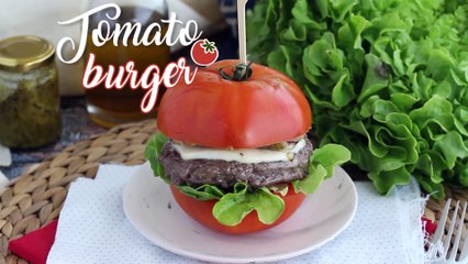 Tomato burger: il burger senza pane leggero, fresco e pieno di gusto