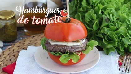 Cheeseburger de tomate
