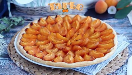 Tarte fine aux abricots