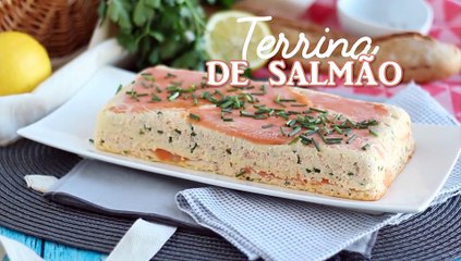 Terrine de salmão (fresco e fumado)