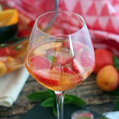 Sangria au vin blanc - sangria blanche