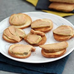 Foie gras cotto al sale