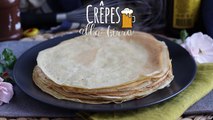 Impasto per crêpes con la birra - ricetta senza lattosio