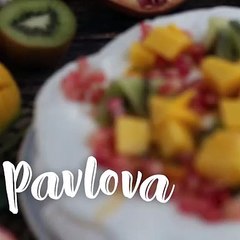 Pavlova aux fruits exotiques facile