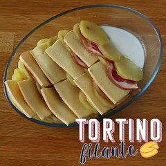 Tortino di patate con scamorza e pancetta