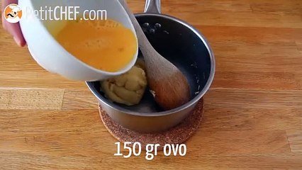 Choux com creme de baunilha (crocante)