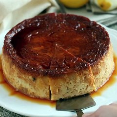 Pudding di mele e caramello