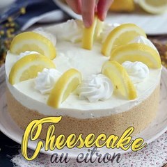 Cheesecake sans cuisson au citron