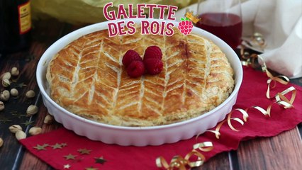 Galette des rois lamponi e pistacchio