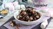 Pop corn au chocolat et aux marshmallows