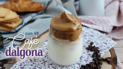 Café dalgona - mousse de café au lait