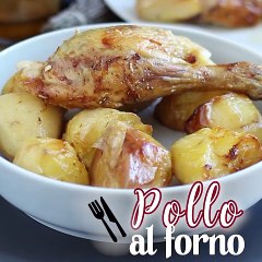 Pollo al forno con patate, la ricetta tradizionale