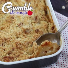 Receita Rápida e Irresistível de Crumble de Maçã 🍎