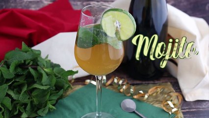 Mojito royal con champagne