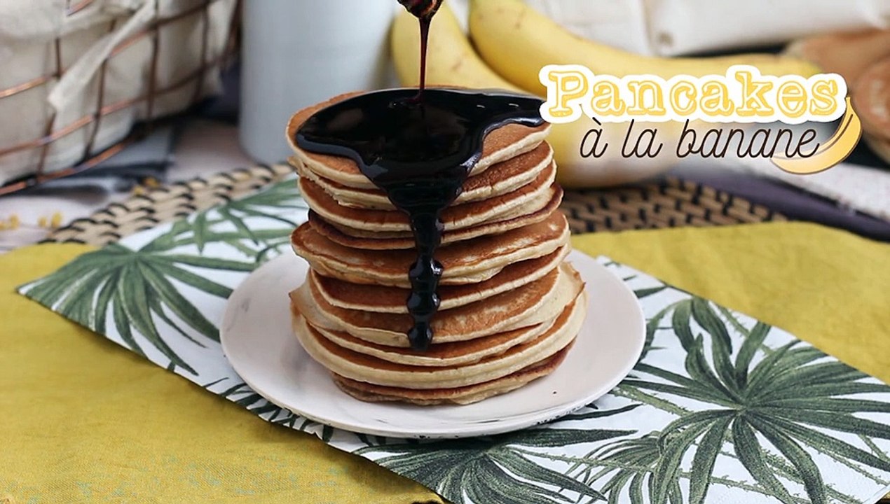 Pancakes à la banane facile