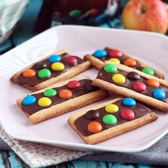 Biscuits sablés aux m&m's