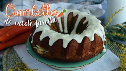 Ciambella alle carote con crema al formaggio