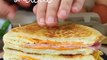 Sandwich express à l'omelette - french toast omelette sandwich - egg sandwich hack