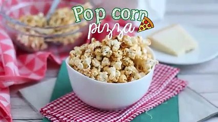 Pop corns saveur pizza