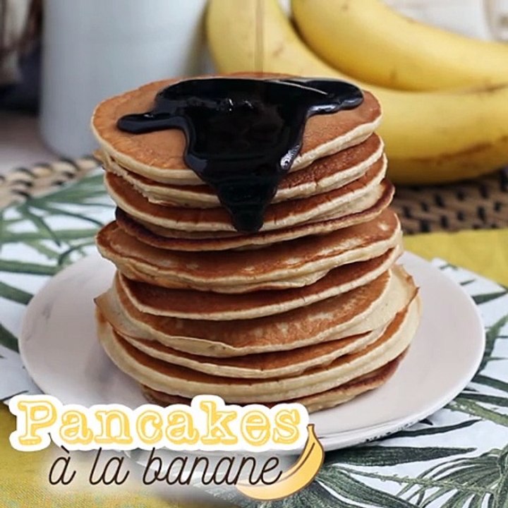 Pancakes à la banane facile